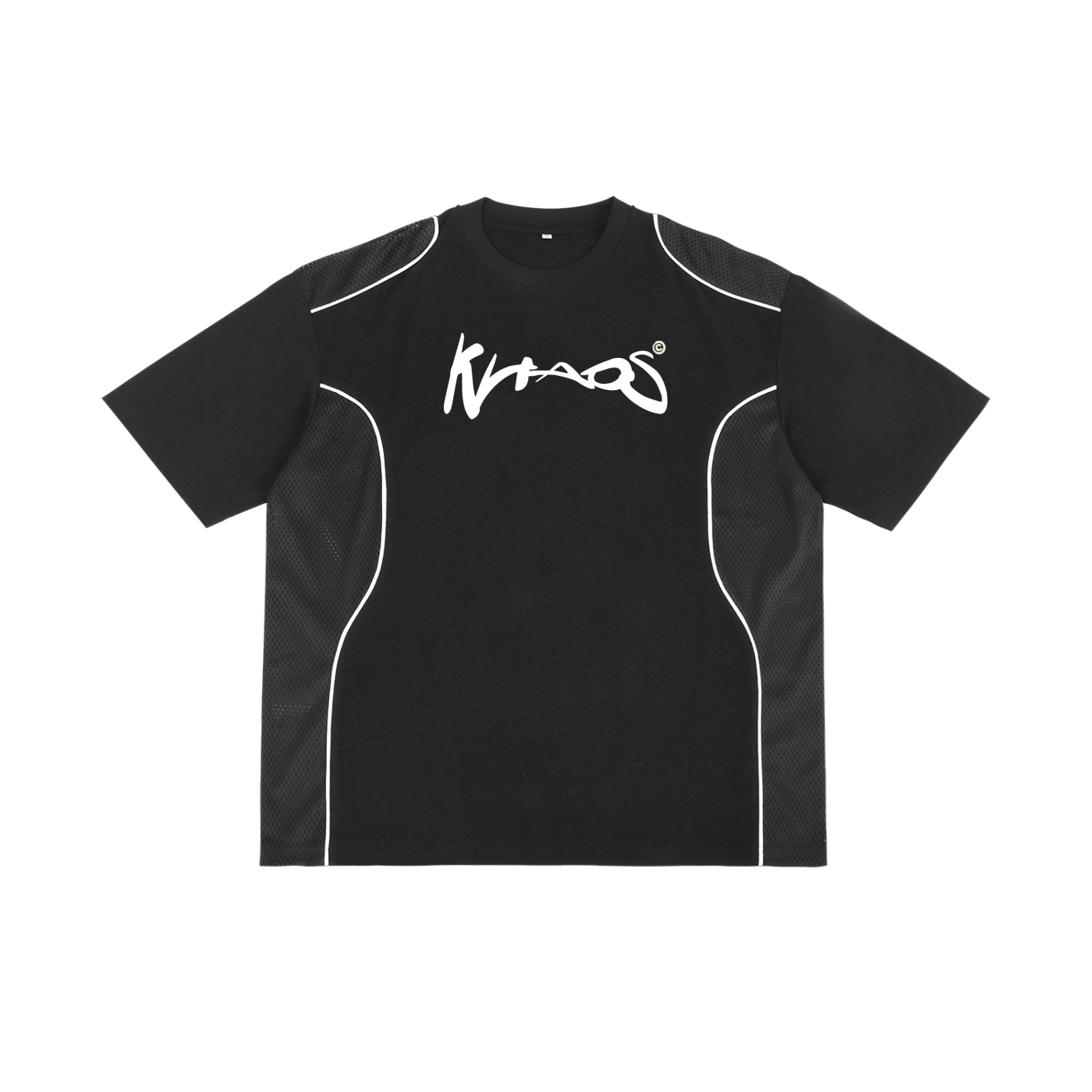 Contrast Piped Panel T-Shirt