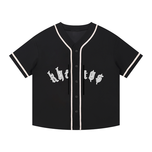 Contrast Piped Button-Up Jersey
