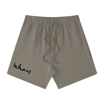 Streetwear Unisex Heavyweight Earth Tone Loose Fit FOG 100% Cotton Shorts
