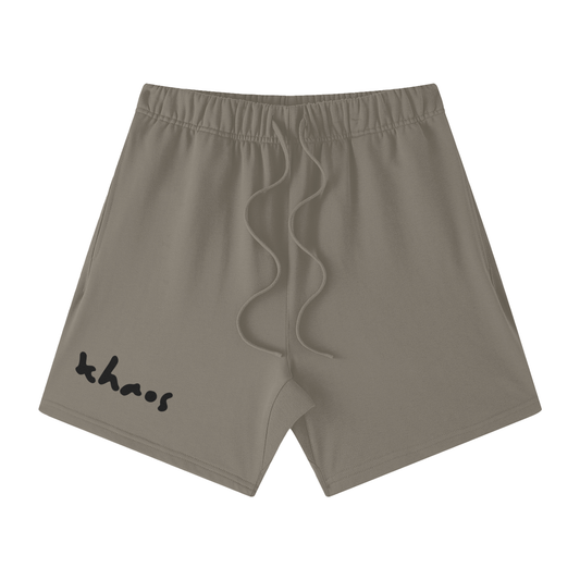 Streetwear Unisex Heavyweight Earth Tone Loose Fit FOG 100% Cotton Shorts